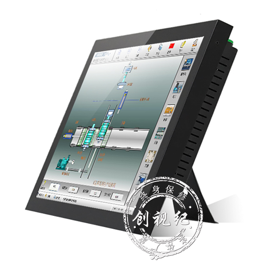 15寸工業級電腦一體機 支架式多點觸摸智能平板